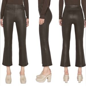 NWT Frame Jetset Coated Espresso Cropped Bootcut Jeans fits size 25-29